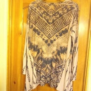 Cover Charge print tunic